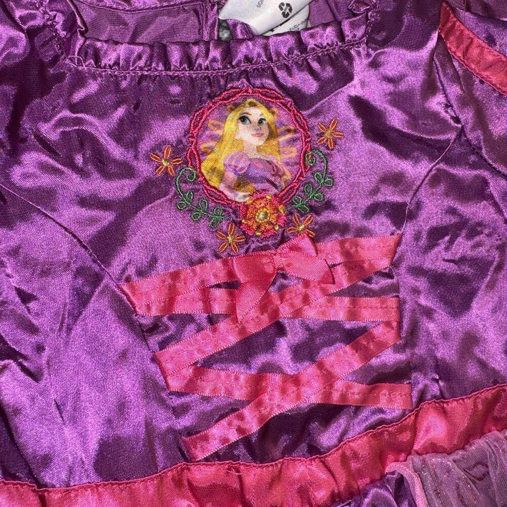 Disney Store Toddler Girls 2 Rapunzel Tangled Nightgown Princess Dress - Picture 2 of 4